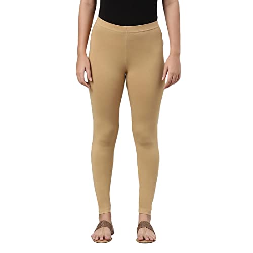 Image of Women Cotton Solid Belt Ankle Length Legging Four Way Lycra Leggings