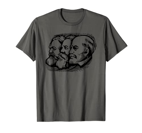 Photo de Wladimir Lenin Friedrich Engels Karl Marx communistes CCCP T-Shirt