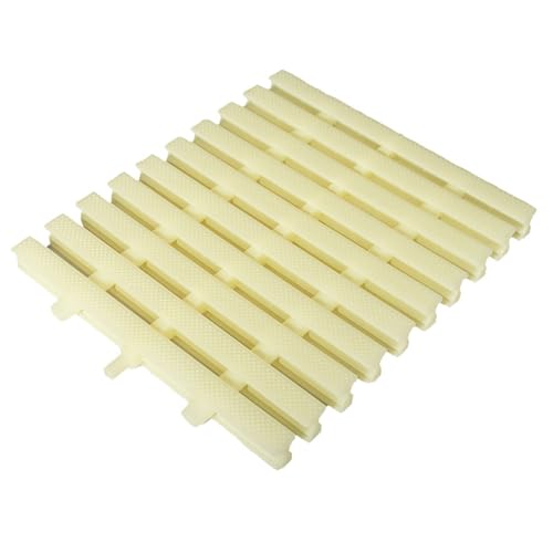 Grille de trop-plein de piscine en plastique 30x100 cm amovible pour drainage de sol et gouttière