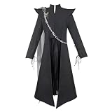 VSAEJO Daenerys Costume Black Dress Cosplay Women'S Dragon Mother Cosplay Outfit (costume,XL)