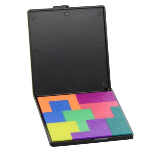 The Amazing Block Puzzle  Square Puzzle Game for Kids & Adults (Ages 8+) | Portable Brain Teaser, Travel Game & Logic Puzzle