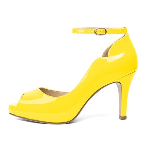 Image of AUMOTED High Heels Pumps Platforms Shoes for Party Daily 3.4 inch Dressy Pumps