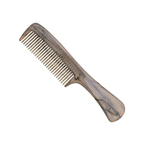 Image of LILY Men's /Women's Grooming Marble Handle Hair Combs, Pack of 3