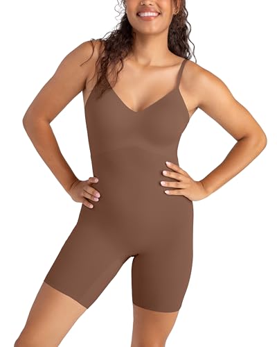 HONEYLOVE Bodysuit with Low Back - Toffee - XS at Amazon Women's