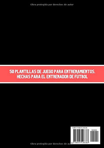 Miniatura 2 de Cuaderno de entrenamientos Diario del entrenador de fútbol - 50 plantillas de juego para completar - Regalo para entrenadores - Formato de 7"x10"
