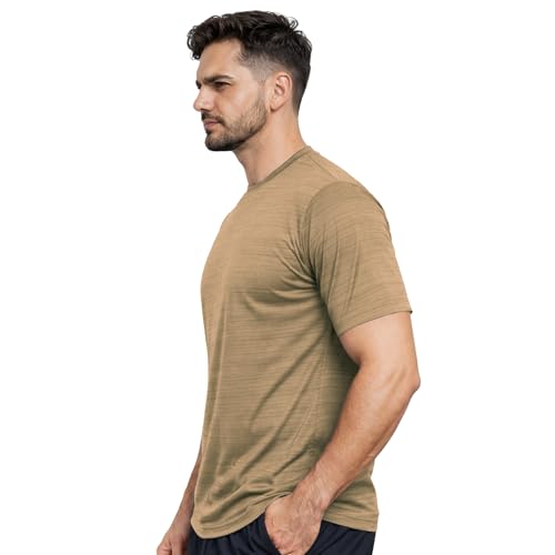 Image of NINQ Half Sleeve Compression T-Shirt - Men's Athletic & Sports Tights for Fitness