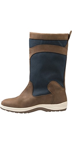 Fastnet Deck Sailing Boots Tan Navy Ds1005 - Unisex. Waterproof & Breathable - Flexible Force Lasting (strobel) Construction