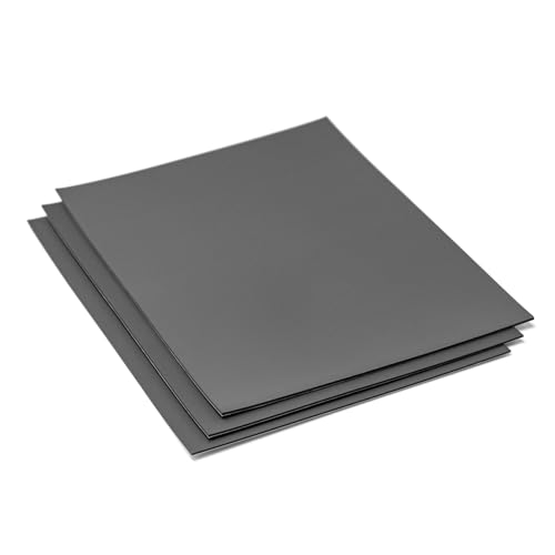 Image of TOJOIN RF Microwave Absorbers, 7.88inchesx 5.91inches x 0.04inches(200mm x 150mm x 1.0mm), Black, EMI Absorber, Adhesive Backing, Industrial Grade Tape 3PCS