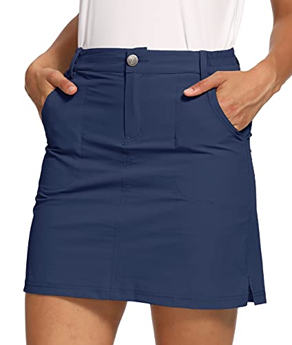 LastFor1 Women's Outdoor Skort Golf Skorts Active Athletic Skort UPF 50+ Hiking Casual Skirt Quick Dry with Pockets