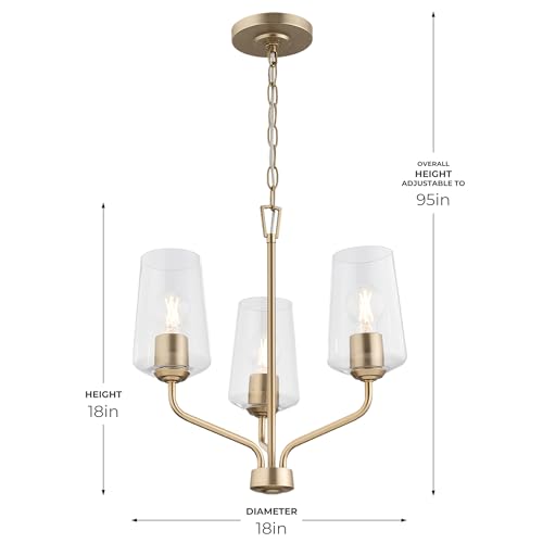 Progress Lighting Celino Collection Three-Light Small Chandelier by Progress Lighting - Image 2