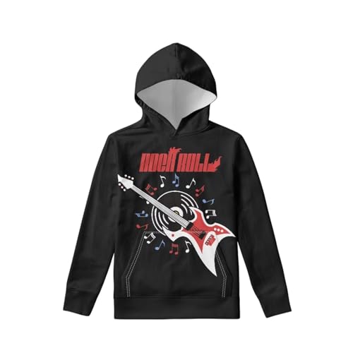 Boys Casual Pullover Hoodies Hooded Sweatshirts Tops Blouse with Pocket Age 6-162