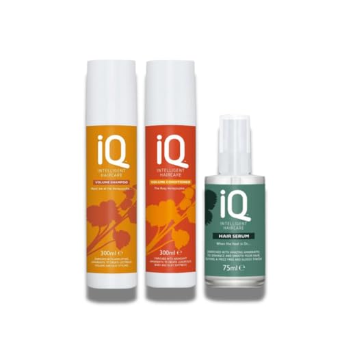 IQ Intelligent Haircare Volume Shampoo 300ml with Conditioner 300...
