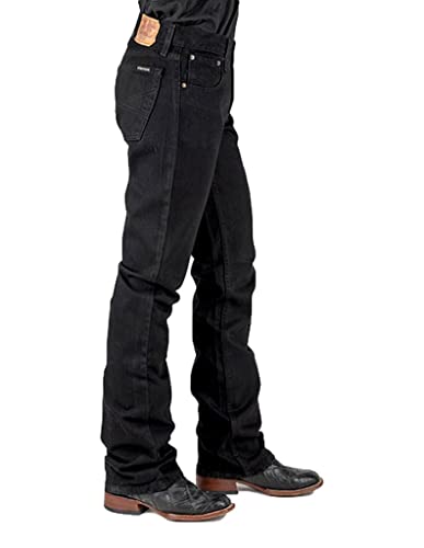 Stetson Western Jeans Mens Slim Fit 42 x 32 Black 11-004-1120-0024 BL2