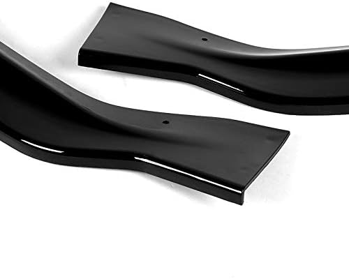 HYPERSPEED Front Bumper Spoiler Lip + Side Skirt Extension Rocker Panel Splitter Diffuser ABS Fit for 2014 2015 2016 Lexus IS250 IS350 F-Sport, Car Mods Accessories (Painted Black, 86" x 4", 9PCS)