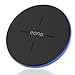 Amazon Brand - Eono Cargador inalámbrico Rápido C1 Cargadores por inducción Qi-Certificado 15W Wireless Charger para iPhone 13/12 Mini/12 Pro/12 Pro MAX, Galaxy S20/20+/20 Ultra, AirPods Pro(Azul)