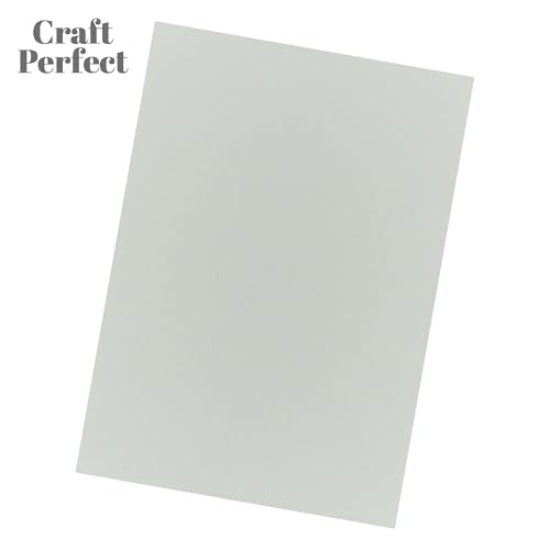Carte texturée Craft Perfect Weave papier gris scrapbooking