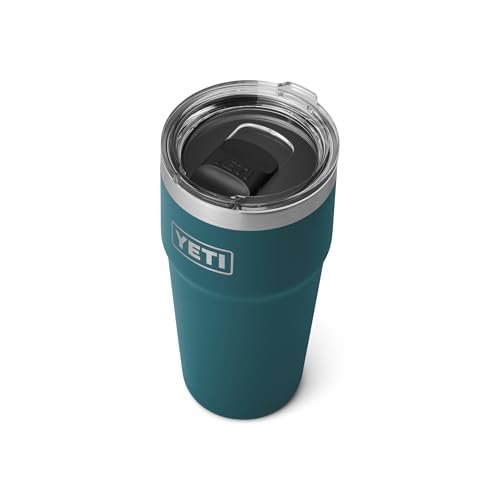 Image of YETI Rambler 20 oz Stackable Tumbler, Stainless Steel, Vacuum Insulated with MagSlider Lid