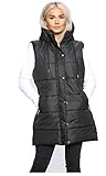 Photo Gallery sixsigma sports piumino invernale da donna con cappuccio, lungo, imbottito, nero , xl Photo Gallery sixsigma sports piumino invernale da donna con cappuccio, lungo, imbottito, nero , xl