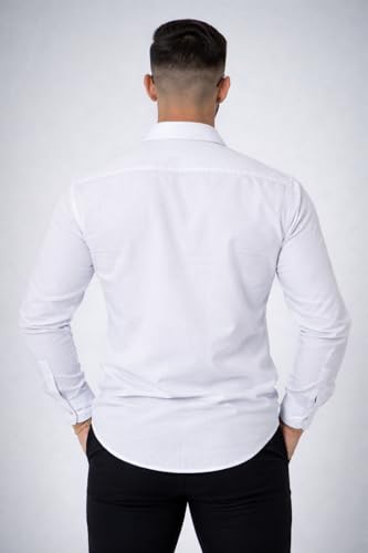 Image of Foomer Green Paisley Printed Opaque Party Shirts