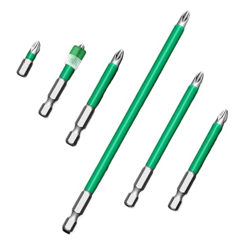 Screwdriver Bit Sets, Portable Tool Accessories, Color Green, Screw Tools, for Furniture Assembly, Multipurpose Anti Slip Screwdriver Bits, Material Alloy Steel
