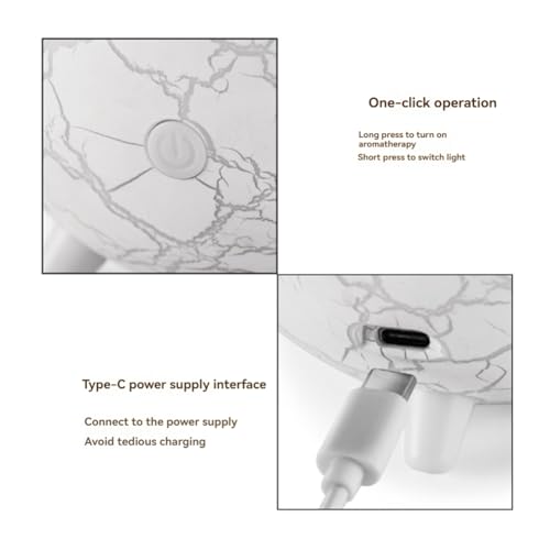 Difusor aromático eléctrico Humidifier Flame 200ML USB miniatura 7