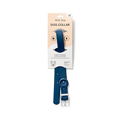 Wild One Navy Dog Collar, Medium - Thumbnail 6