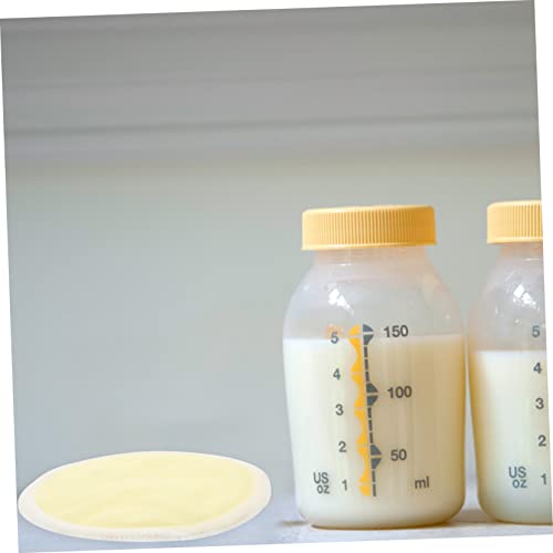 GLEAVI 4 Pcs Adesivos De Leite Materno Almofada De Peito Lavável Orgânica Almofadas De Amamentação P