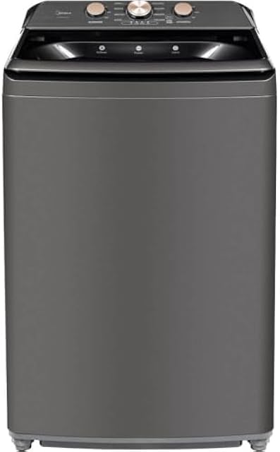 Midea MLTW41A1BMG 4.1 Cu. Ft. Gray Top Load Washer