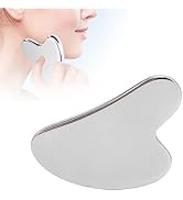 Gua Sha Herramienta Facial, Tablero de Raspado de Masaje Multifuncional de Acero Inoxidable Gua S...