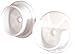 Prime-Line N 6568 Closet Pole Sockets, 1-3/8 in., Plastic, White