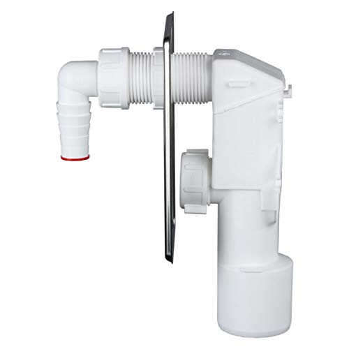 Preisvergleich Produktbild Airfit Unterputz Gerätesiphon mit verchromter Wandplatte