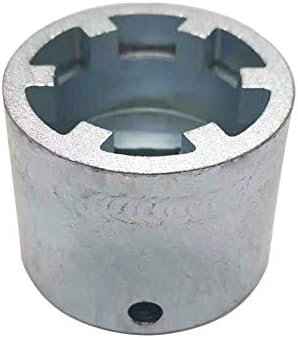 HJSIUTV Drive Clutch Spider Nut Socket Tool Compatible with 2016-2020 Polaris RZR XP Turbo Jam Nut Install and Removal Tool (Silver)