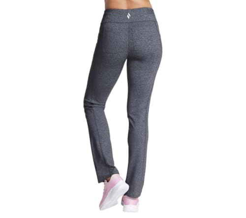Skechers Damen Walk Go Flex 4 Pocket Boot Cut Pant Hose, Charcoal, L Skechers Damen Walk Go Flex 4 Pocket Boot Cut Pant Hose, Charcoal, L