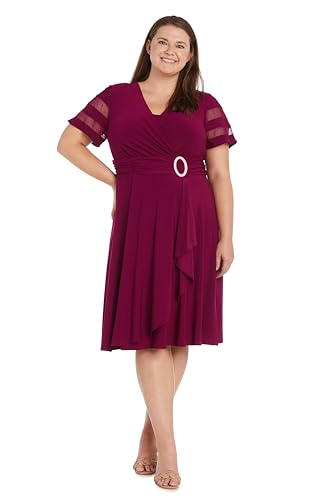 Image of R&M Richards Women's Allegra Cascade Dress