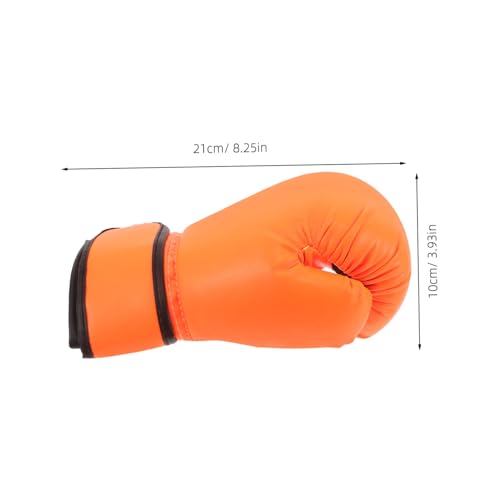 Boxe garçon fille Mipcase gants orange entraînement kickboxing - 2