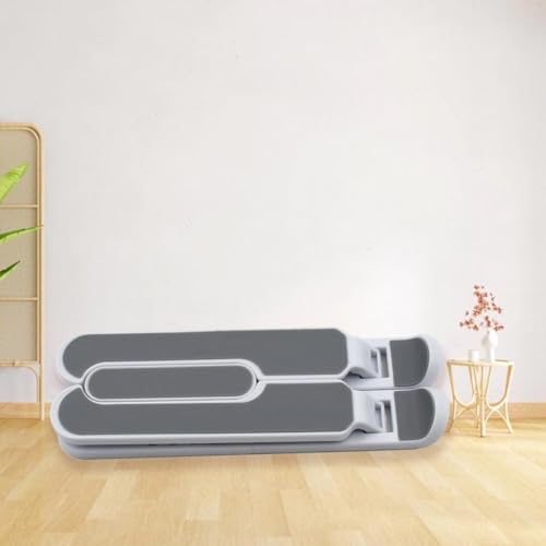 Image of PremiumAV Adjustable Tablet Stand Holder with Foldable Legs for iPad, Samsung, Lenovo, Kindle - Portable Electronic Device Stand with Multi-Angle Adjustment