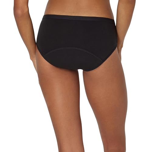Hanes Women's Comfort, Hipsters, Super Leaks Post-partum & Period Underwear, 3-Pack4