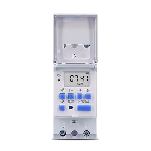 Timer Temporizador Digital Programavel Para Trilho Din (220, Volts)