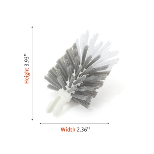 Image of Full Circle Clean Reach Bottle Brush Refill - Replaceable Heads for Deep Cleaning Water Bottles, Baby Bottles, and Tumblers, 2pk