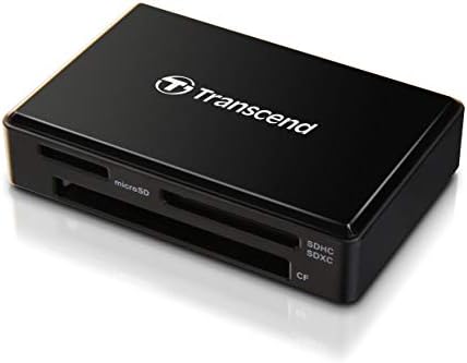 Transcend TS-RDF8K2 USB 3.1 Gen 1 SDXC/SDHC UHS-I, microSDXC/SDHC UHS-I and CompactFlash Memory Cards Multi Card Reader USB Type-A