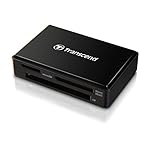 Transcend All-in-1 Multi Card Reader, Black, SDHC / SDXC / microSDHC / SDXC / CF UDMA, Black - TS-RDF8K2
