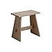 Kiamami Valentina Tabouret en Bois Ligne Wood pour Salle de Bain avec Plan 45 cm