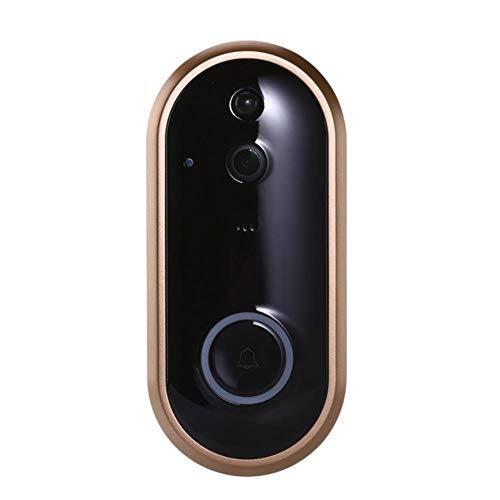 1080P Smart WIFI Türklingel Intercom Video Ring Türklingel Mit Kamera IR Eingangstür Alarm Drahtlose Sicherheit Glockenspiel Tür Nocken Alarm, schwarz
