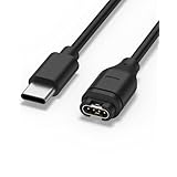 ガーミン互換 充電ケーブル USB-C充電ケーブル 1m Garmin Watch Fenix 7 7S 7X 6 6S 6X 5 5S Forerunner 245 945 Instinct 2 2S Vivoactive 4 4S 3 Vivosmart 5に対応 四重保護機能 高精度接点×補強コネクターで接触不良防止