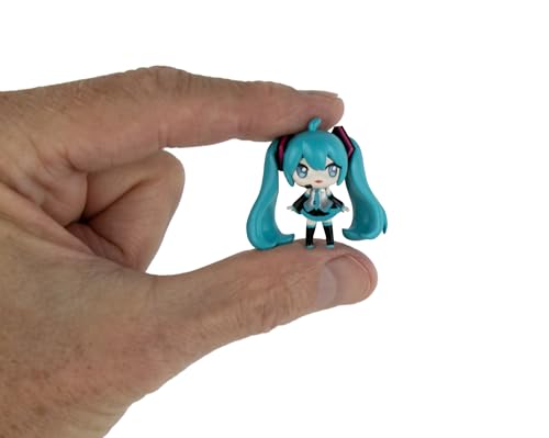 Image of World's Smallest Hatsune Miku Micro Figure. Miniature 1.25 inch Figure. for Adults and Kids Ages 8+
