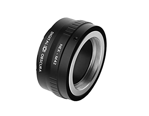 Image of M42 - E Mount Adapter, Compatible with Sony E Mount APSC & Full Frame mirrorless and NEX Mount Cameras for Vintage Manual M42