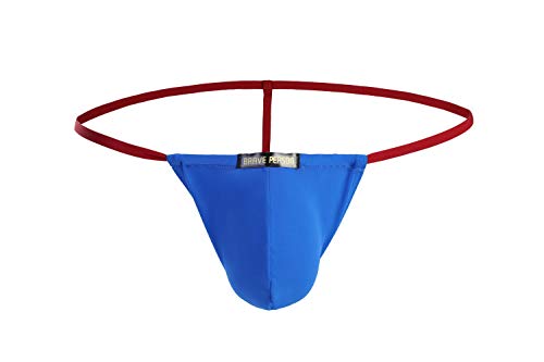 Swbreety Men's Low Rise G-String Sexy T-String Back Thong Underwear Multi Pack3