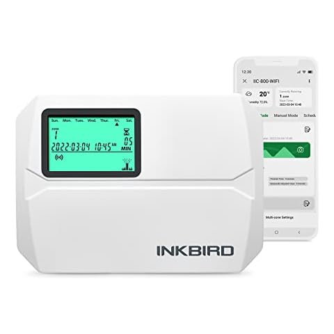 Inkbird Programmateur d'Arrosage WiFi 8 Zones Cover