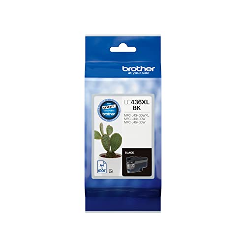 Cartouche Brother LC436XLBK encre noire XL a haut rendement pour MFC-J4540DW