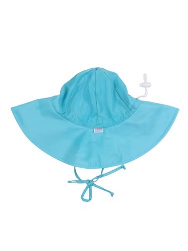 Image of RuffleButts Baby-Girls Sun Hat Floppy Wide Brim UPF 50+ - Baby Sun Hat with Sun Protection